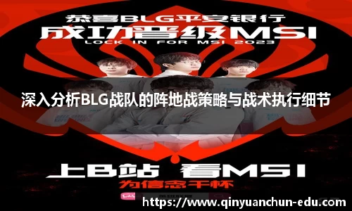 深入分析BLG战队的阵地战策略与战术执行细节
